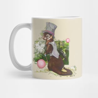 Icarus, Gentleman Otter - Gentlemen Animals Series Art Mug